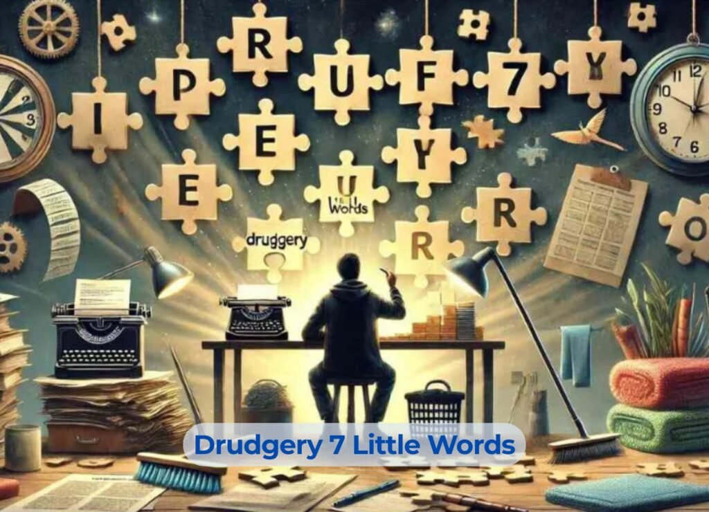 Drudgery 7 Little Words