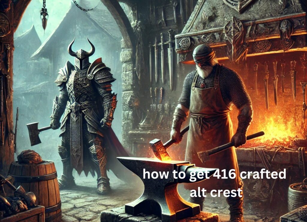 how to get 416 crafted alt crest